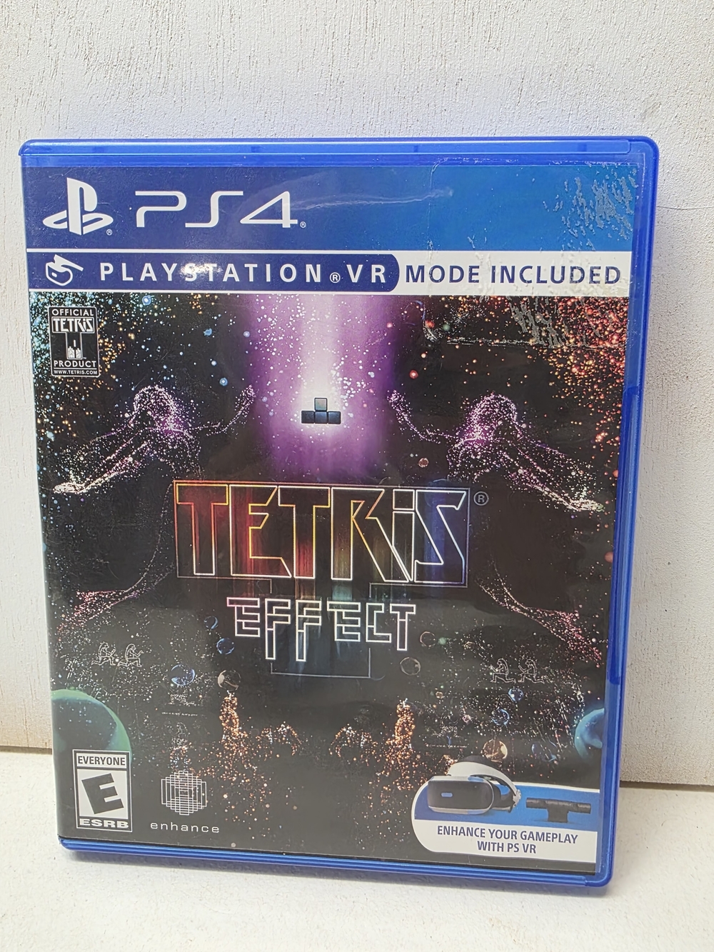Tetris Effect PS4 PlayStation 4 PSVR VR Compatible Tested Working w/ Case
